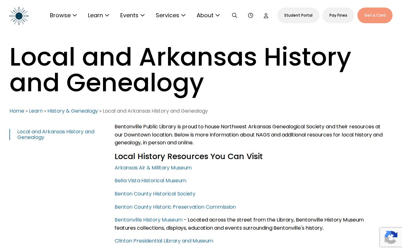 Bella Vista city directory resources at Bentonville Public Library
