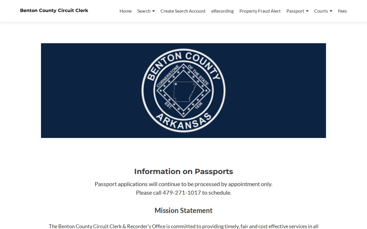 Bella Vista previous residents search through Benton County land records